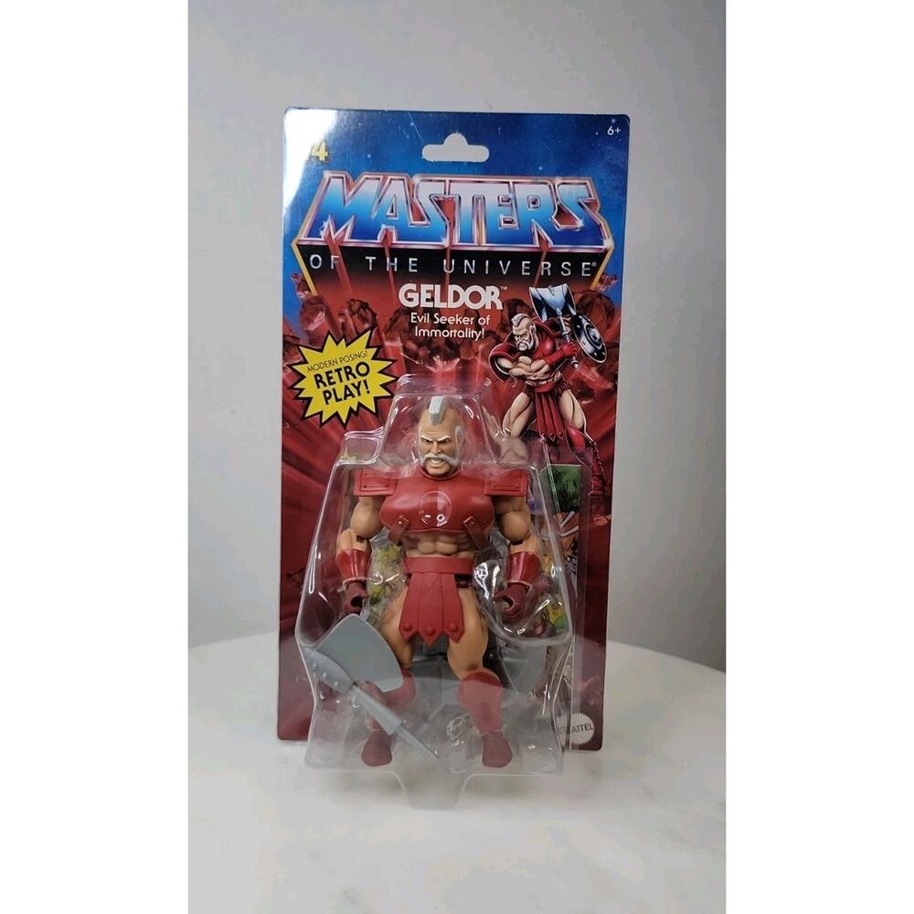 MATTEL CREATIONS MOTU Origins GELDOR ! NIB Masters of the Universe Exclusive